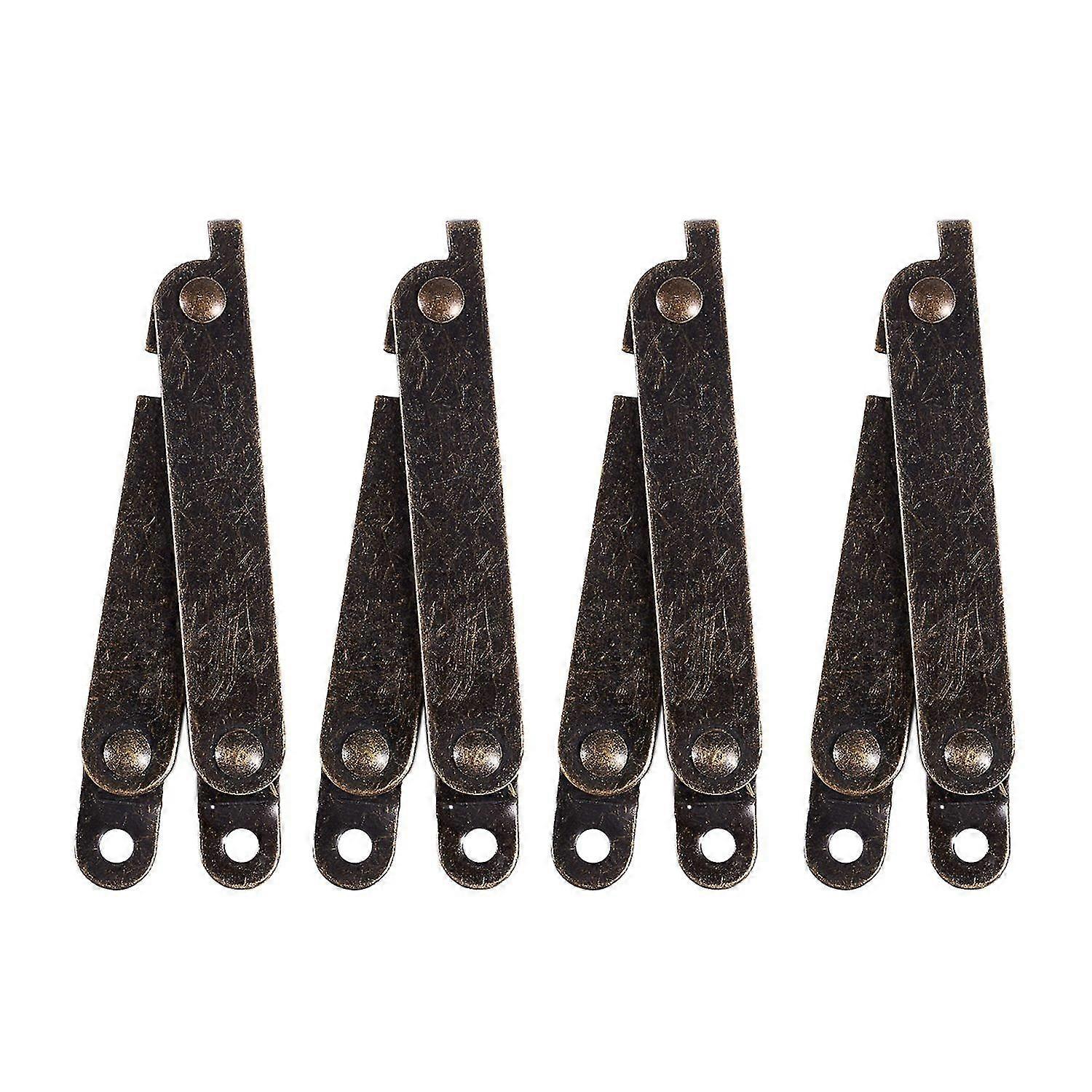 Furniture Box Rotatable Folding Lid Support Hinge Tone 4pcs-MXBC