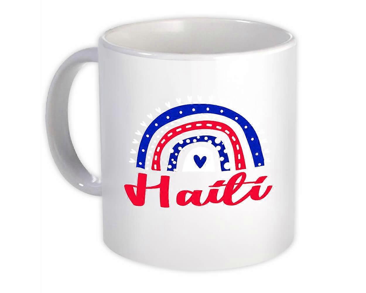 Gåva mugg: Haiti Haiti Regnbåge