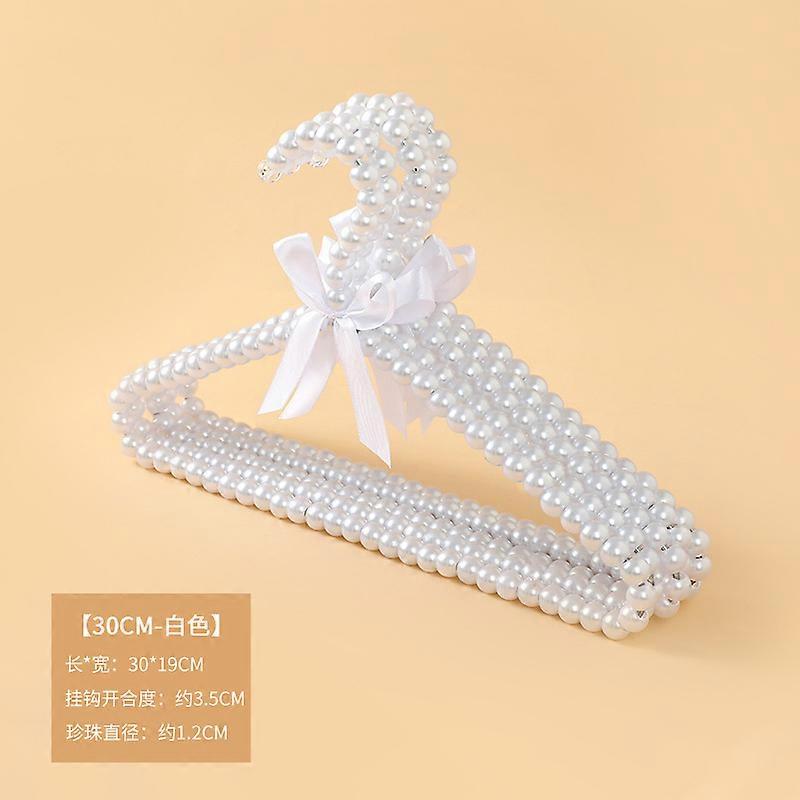 2 stücke Perle Perlen Kleidung Perlen Kleiderbügel Shop Kleidung Display Kleine Kleiderbügel