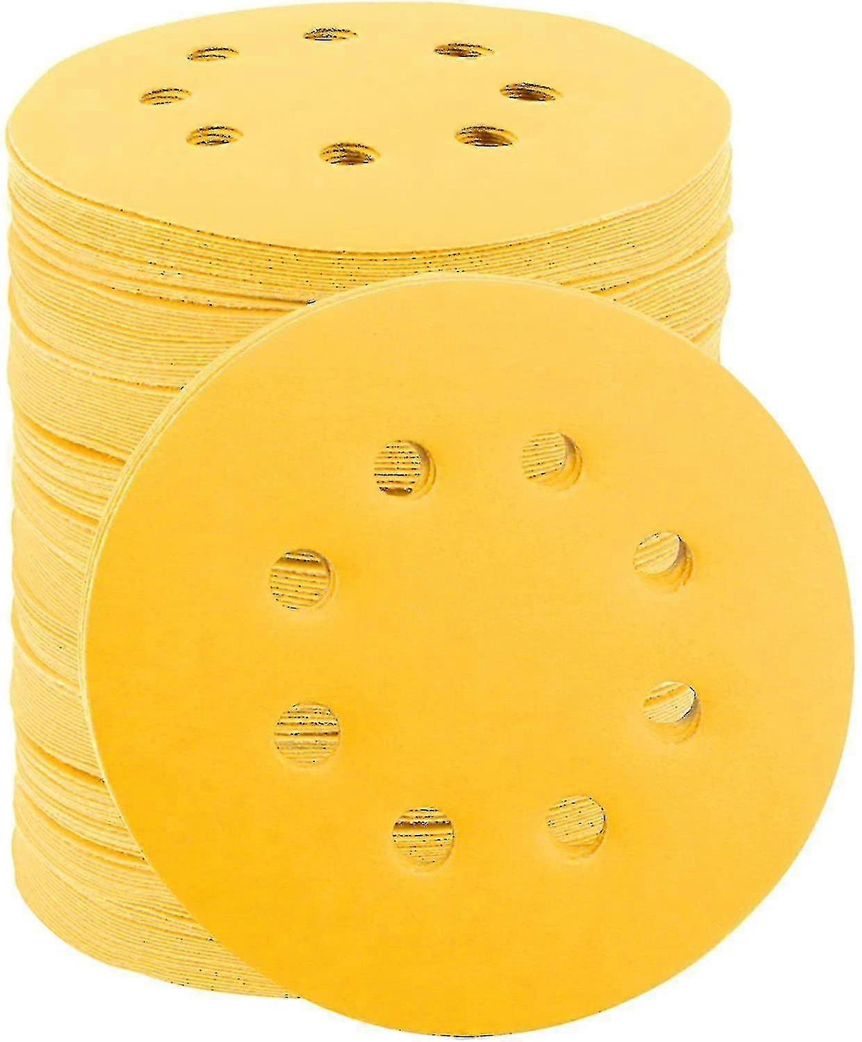 100pcs Sanding Discs, 800 Grit Sandpaper 8 Hole Hook And Loop Sanding Pads Orbital Sander Sander Papr
