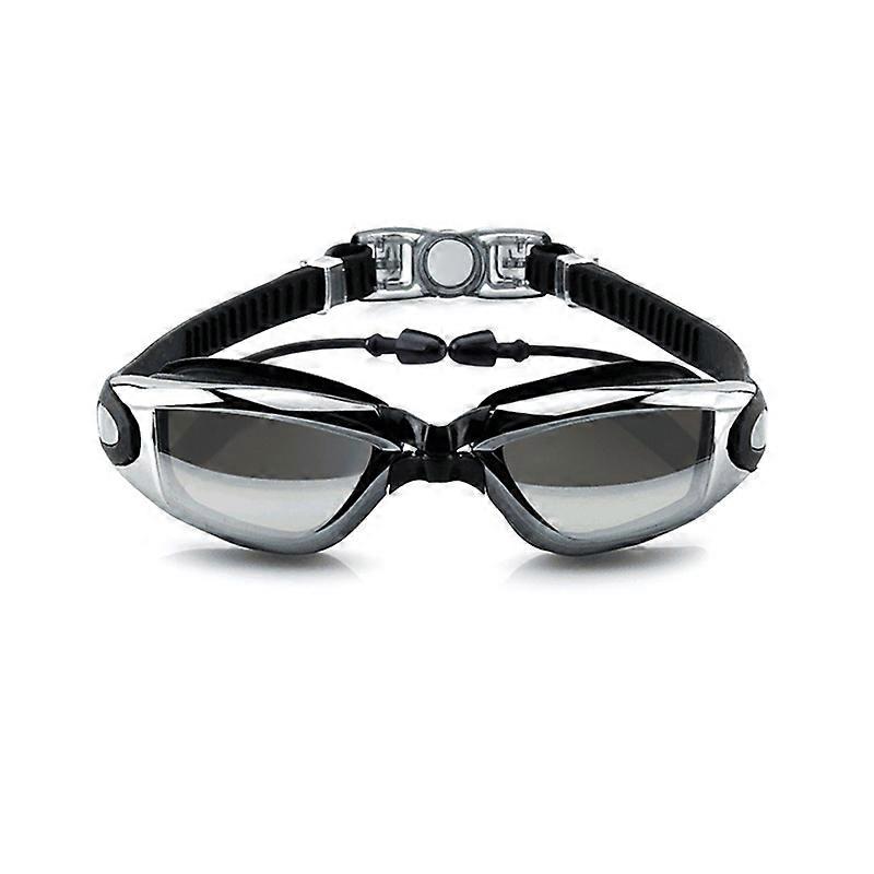 Upgraded Swimming Goggles with Conjoined Ear Plugs UV Protected