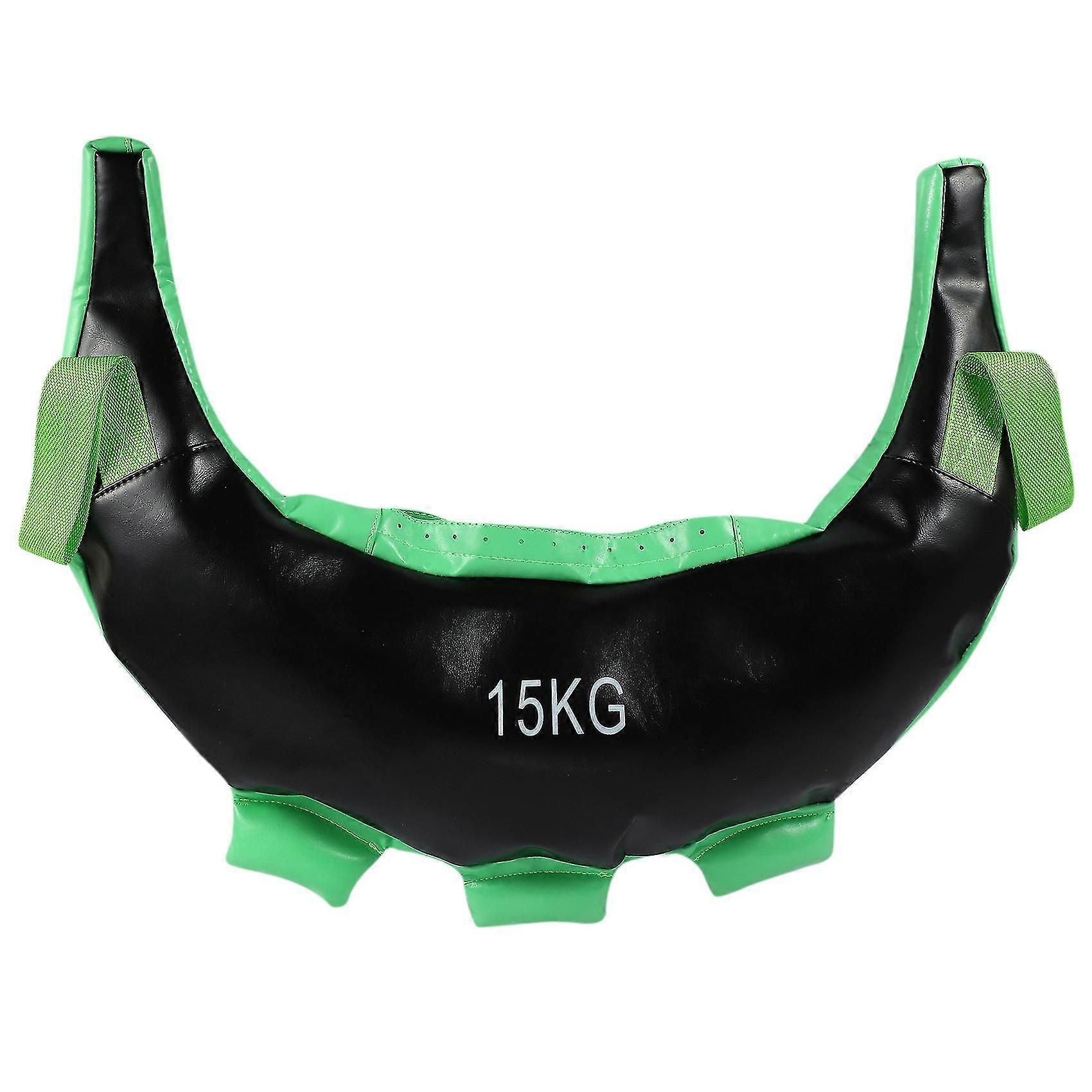 ウェイトリフティングバッグブルガリアパワーバッグストレングスエクササイズサンドバッグフィットネストレーニングサンドバッググリーン