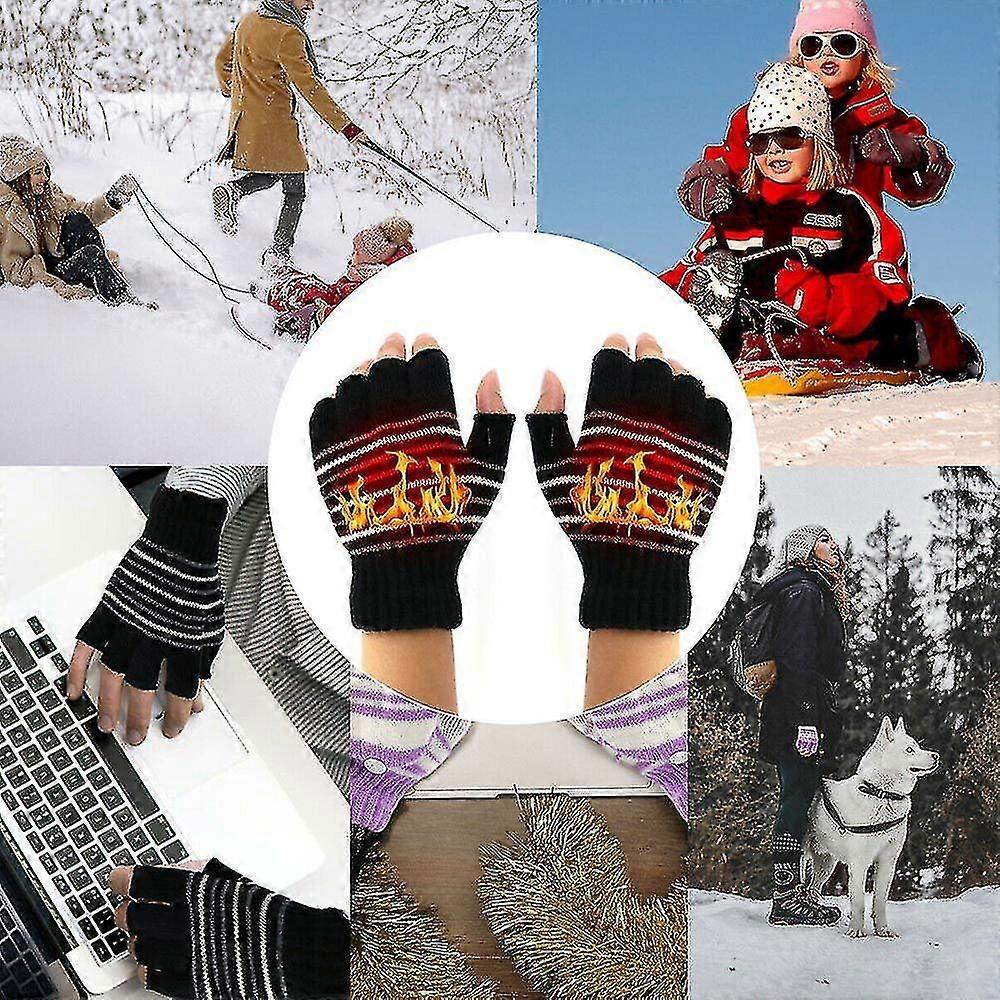 Usb Thermal Heated Glove Full/half Finger Rechargeable