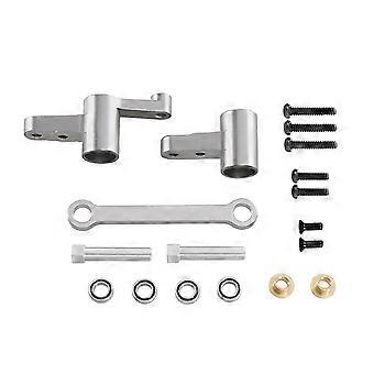Steering Assembly Steering Shaft Upgrade Kit For Mjxhyper Go 14209 14210 H14bm 1/14 Rc Car Upgrade Parts Silver