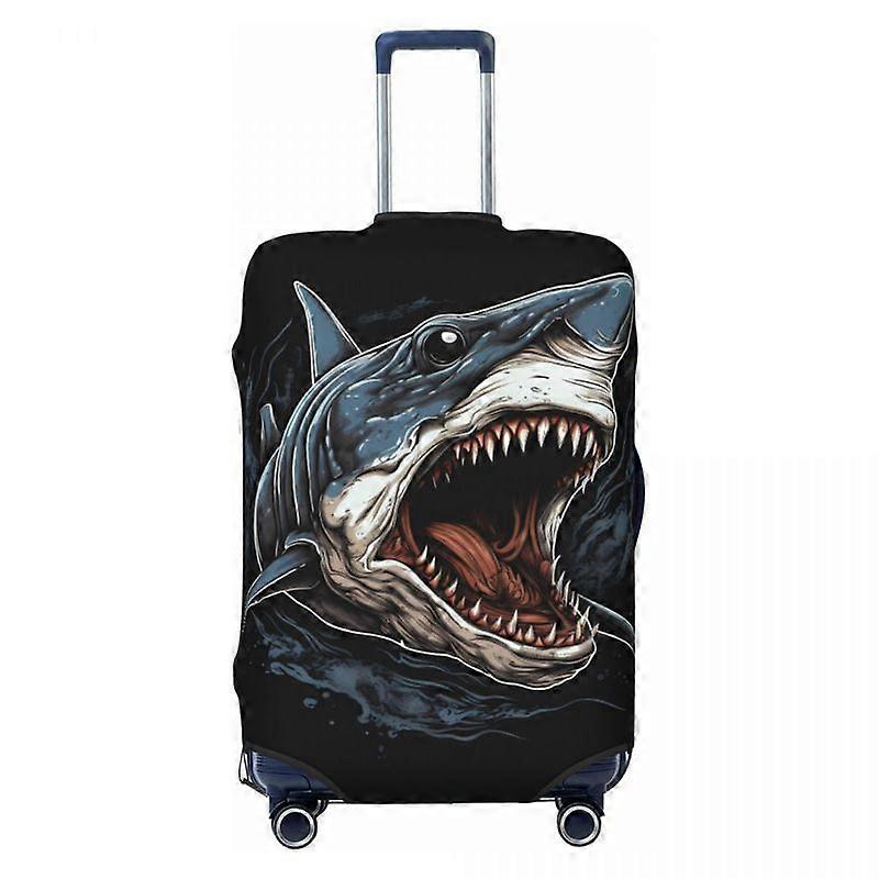 כריש פה גדול כיסוי מזוודה הדפסת בעלי חיים הגנה עסקית ציוד מזוודות מעשי לחג