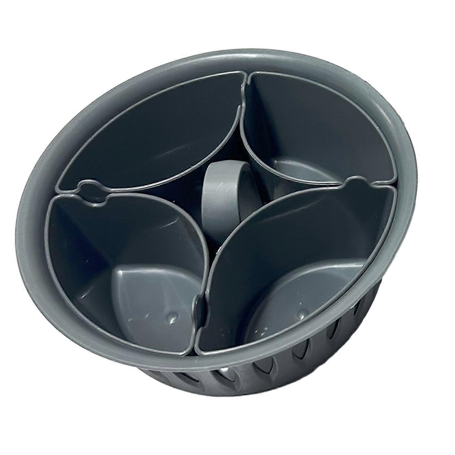 2-In-1 Egg Steamer High Capacity Microwave Safe Steaming Rack Multifunctional Food Grade 6-grid Eggs