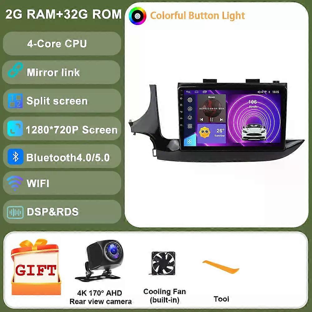 For Buick Encore Opel Mokka X Vauxhall 2016-2018 Head Unit Carplay Car Radio Multimedia Player Android 2din Navigation Gps Video