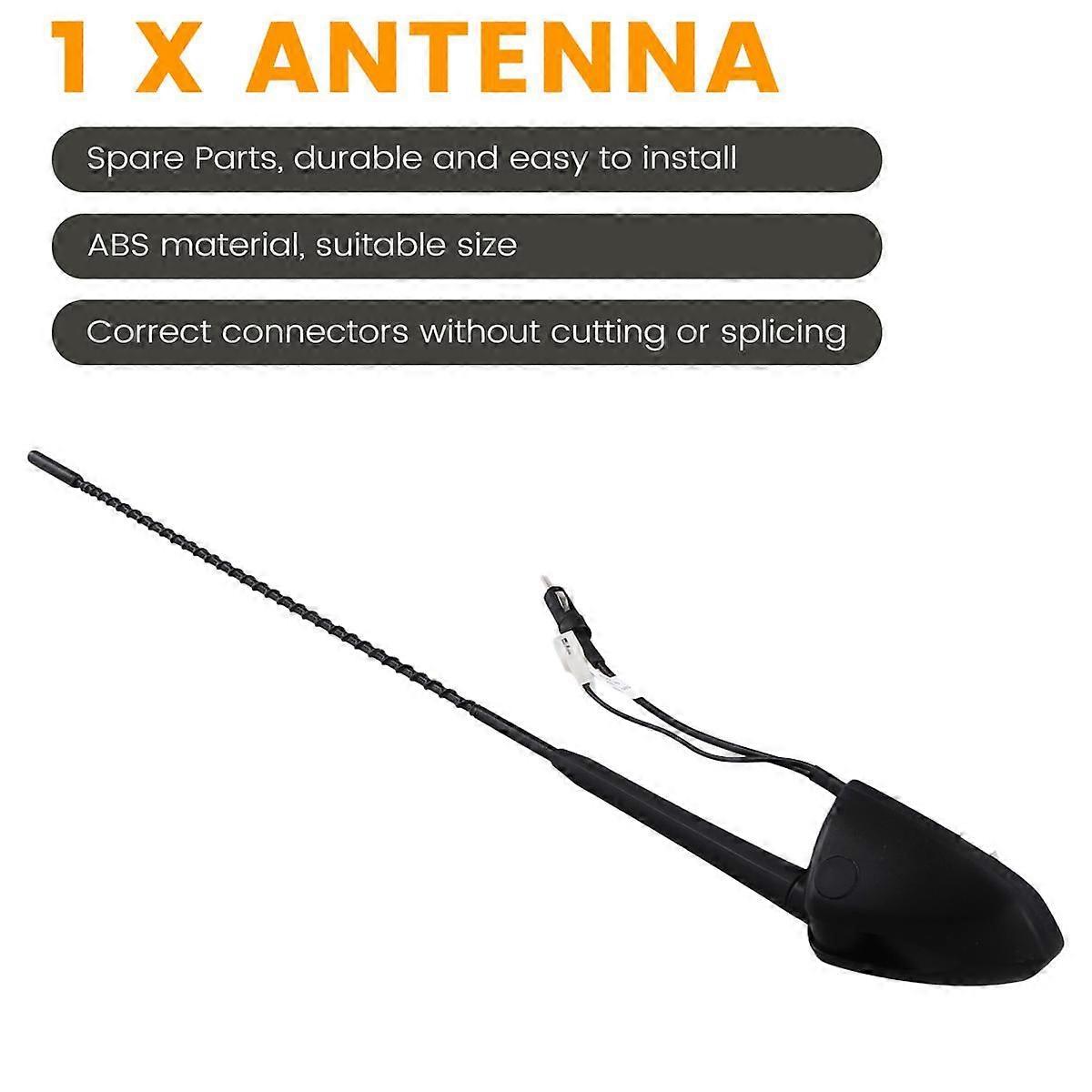Isuzu D-Max MU-X FM/AM Radio Roof Aerial Antenna – 8-98053048-0, 40cm, Black