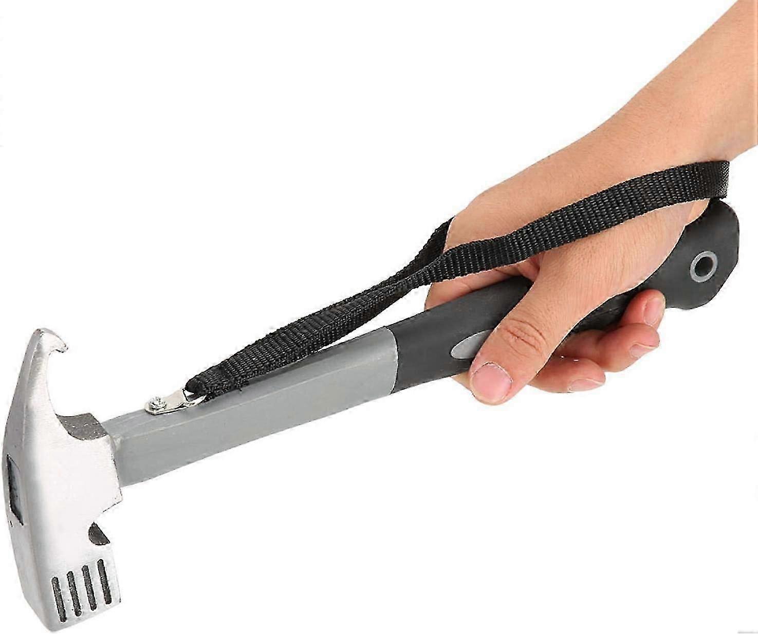 Multi-Functional Camping Hammer Heavy Duty Mallet Stake Nail Puller Remover