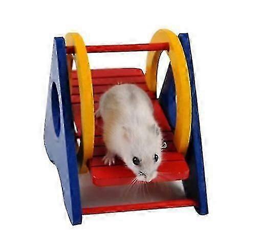 אוגר קשת נדנדה עץ נדנדה & זום סולם צעצוע בעלי חיים קטנים