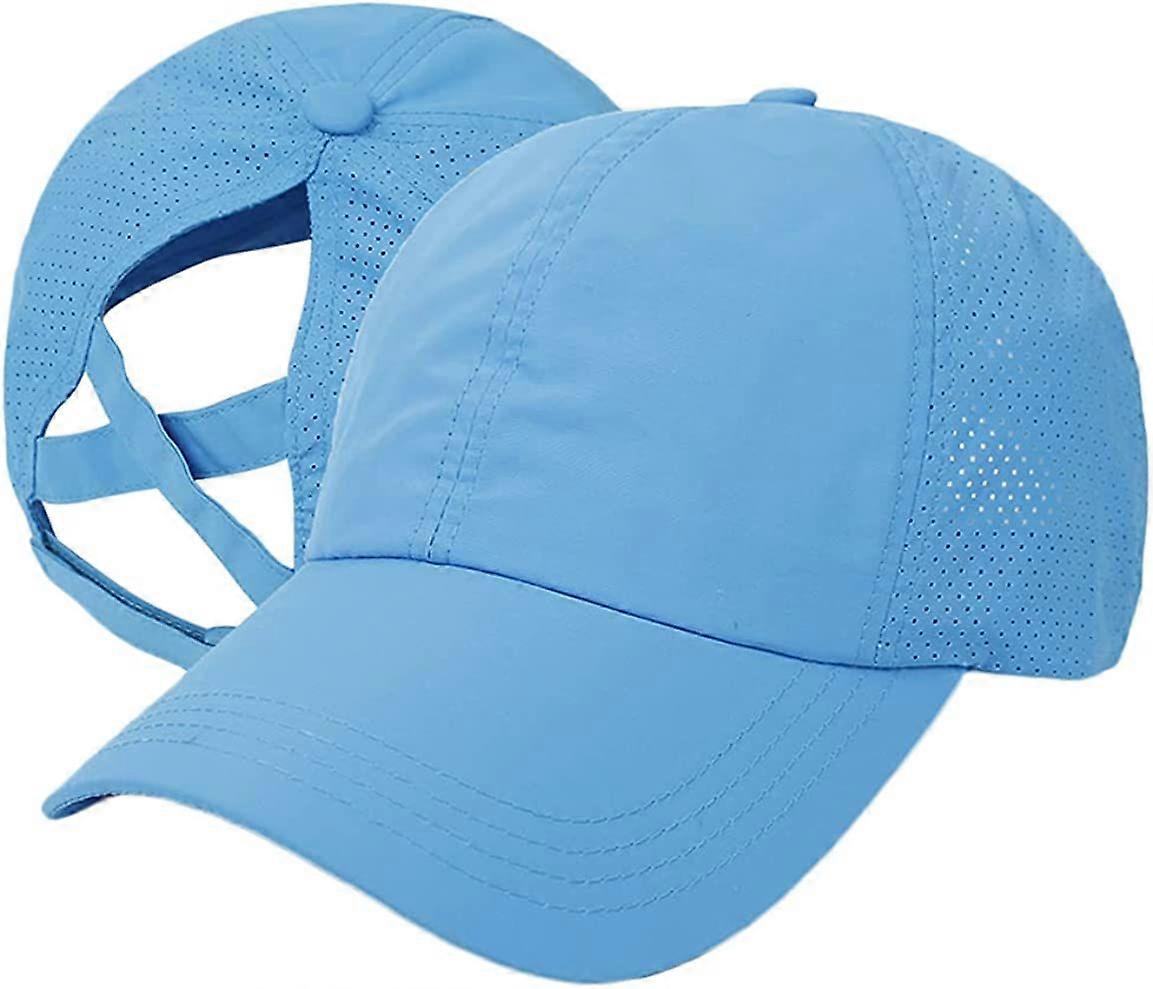 Women's cross ponytail baseball cap