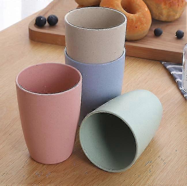 Unbreakable Eco-friendly Reusable Drinking Cup - Wheat Straw Material