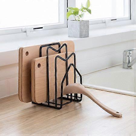 Kitchen Rack Cutting Board Lid Baking Tray Holder Storage Organizer