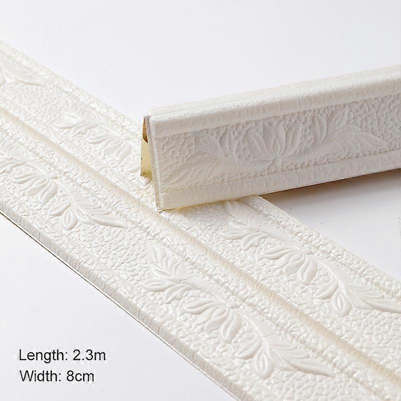 1PC/230CM*8CM Waistline Floor Corner Line Ceiling Angle Line Yin Angle Line