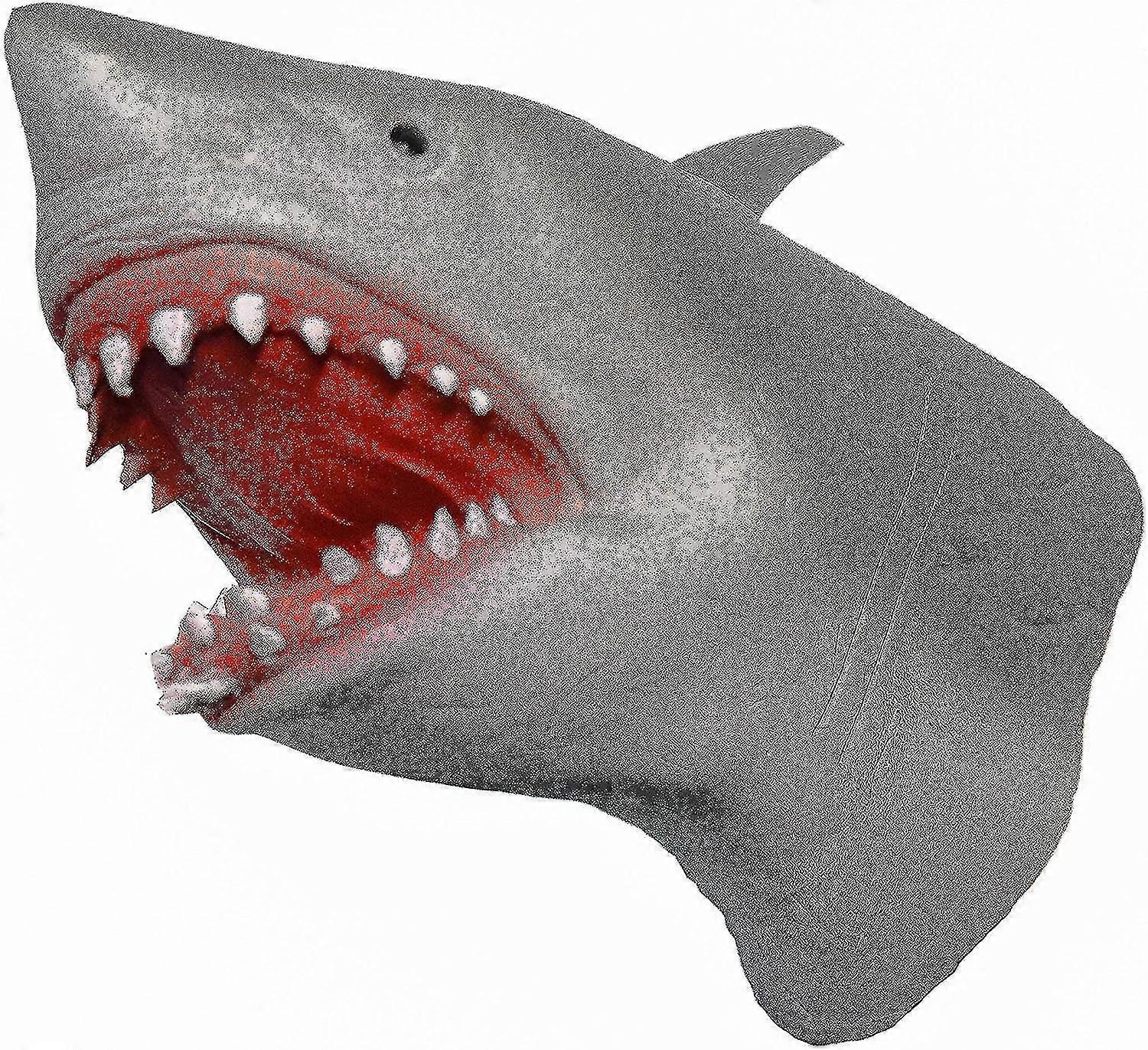 シャークハンドパペットソフトラバーラテックスリアルアニマルヘッドおもちゃ子供用Tiktokギフト