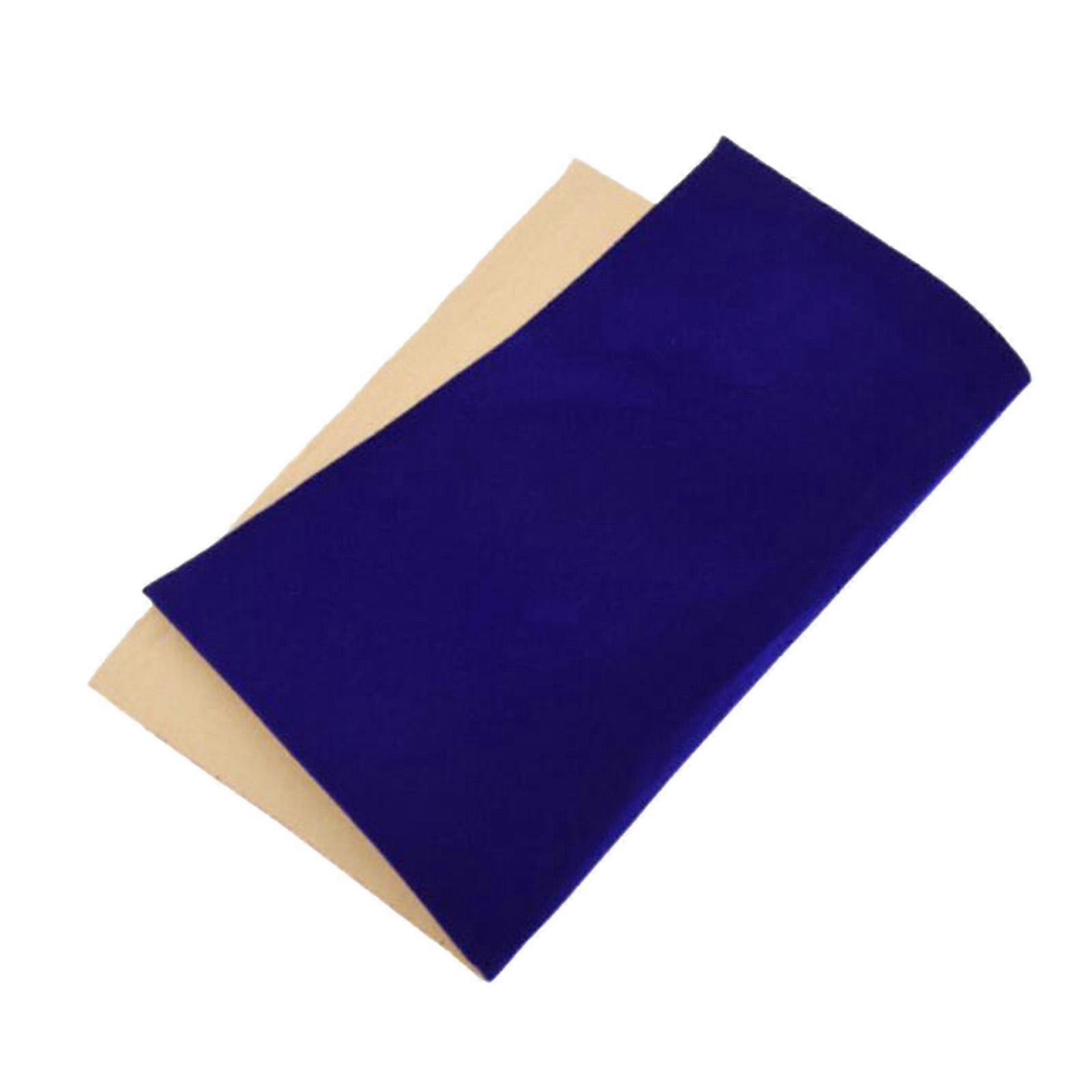 Plush Velvet Fabric Dressage Tapestry Curtain - Blue