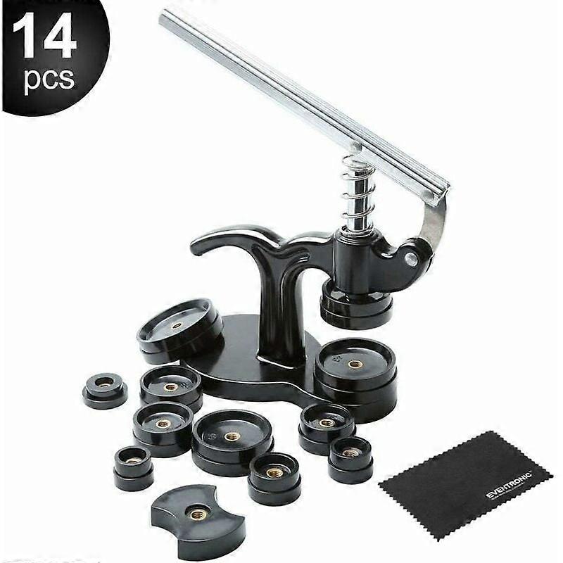 Clearance Watch Case Press, Watch Tool for Closing the Watch Back Table 12 Mold Sizes