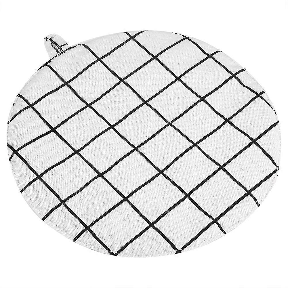 Cotton And Linen Desk Round Placemats Washable Heat-Insulated Table Coasters For Dining Table Use