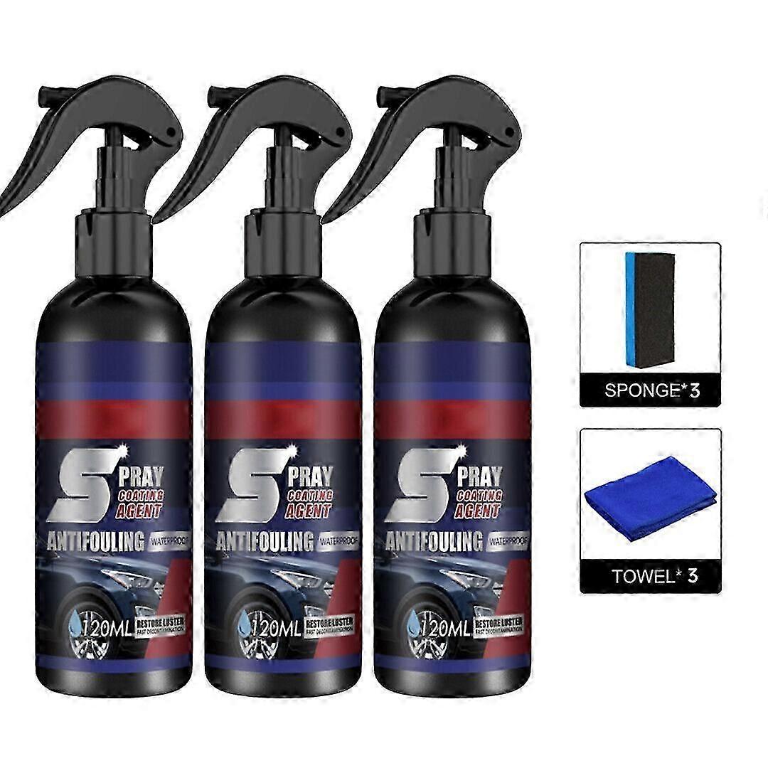 1-3pcs Multi-functional Coating Renewal Agent, High Protection Nano Quick Coating Spray - HZ