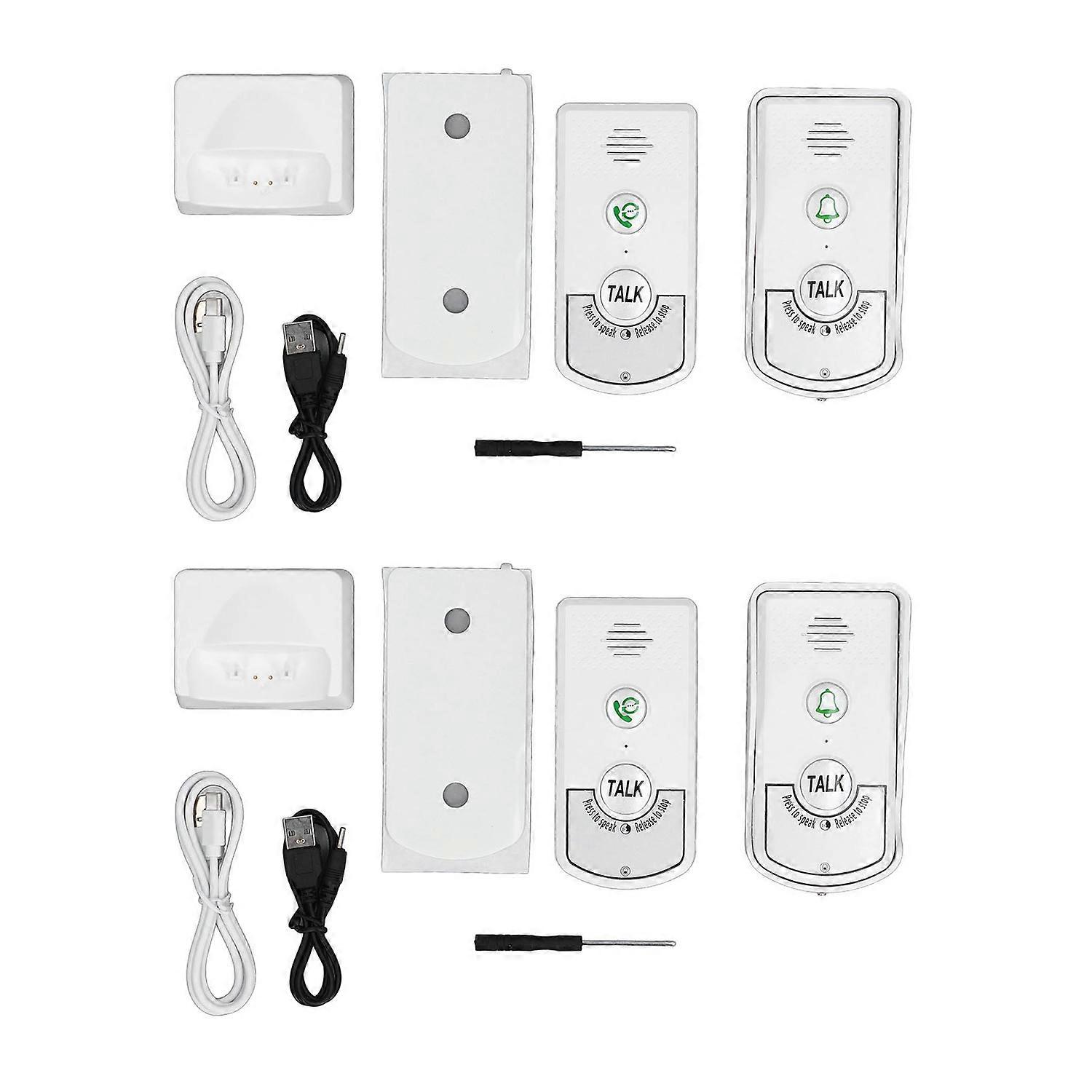 2 Way Voice Intercom Wireless Clear Sound 1000m Long Range Waterproof Elderly Caregiver Wireless Int