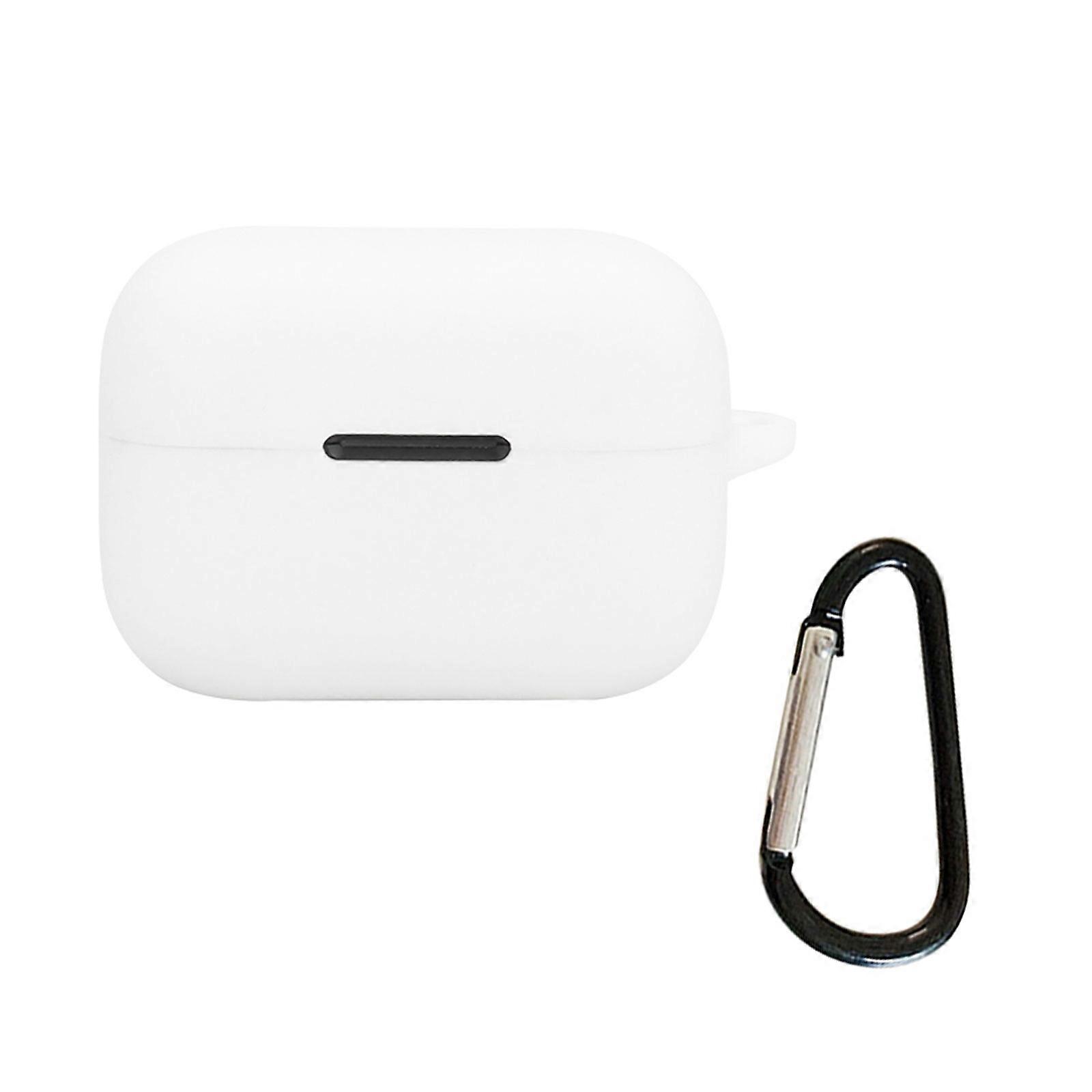 Flexible Soft Protector Case Housing For AeroClip Wireless Headphone Shockproof Cover Scratch Resistant Sleeve Daily Use White
