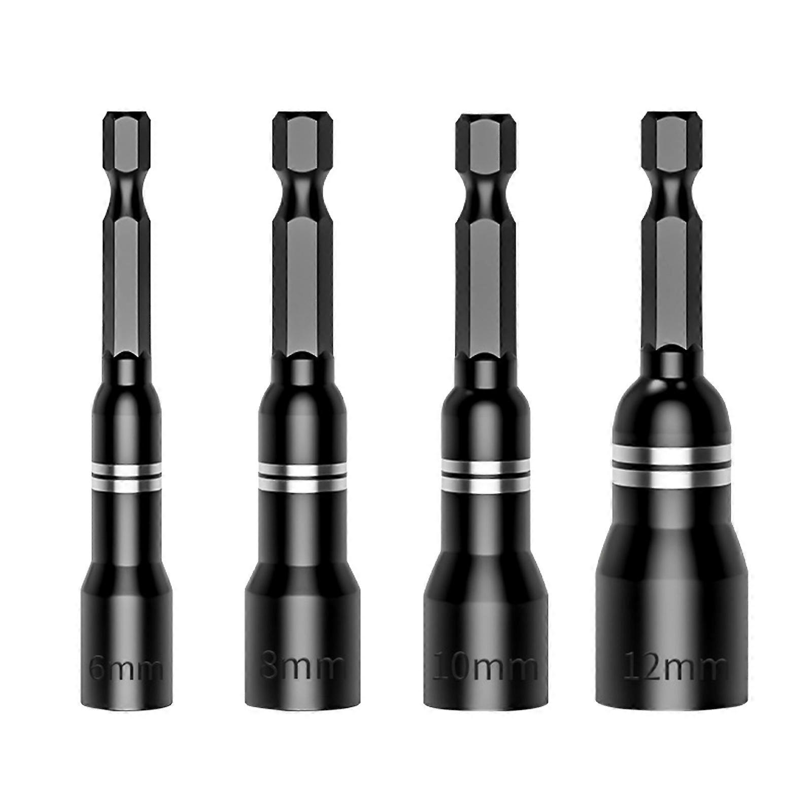 Magnetic Power Nut Driver Drill Bit Set Hex Socket Adapter Bolt Driver Repairing Tool Kit Suitable for Quick Changes