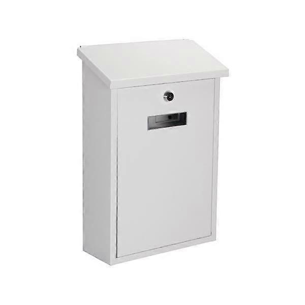 Mailbox - Rio - White - Plastic - Wall-mounted - 2 Keys Included