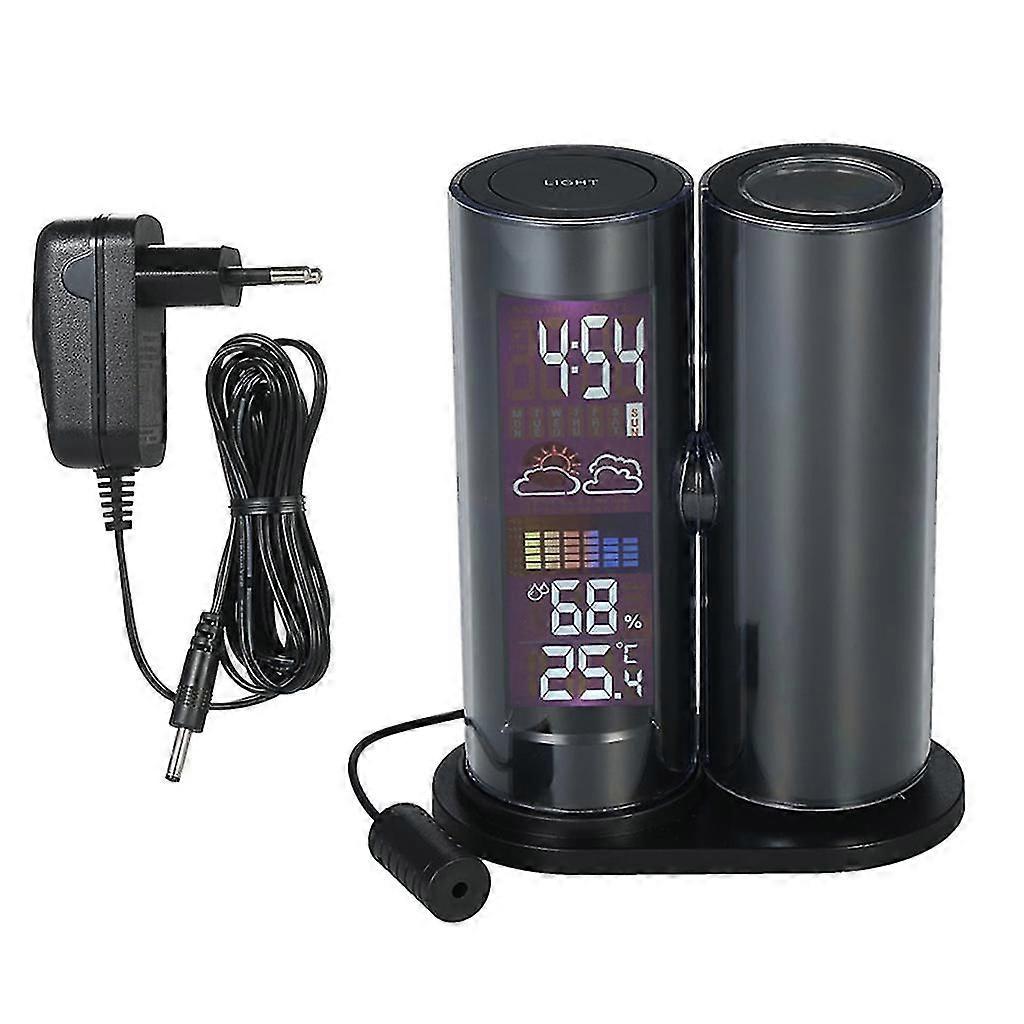 Digital Projection Clock Temperature Humidity Projector Led Backlight Alarm