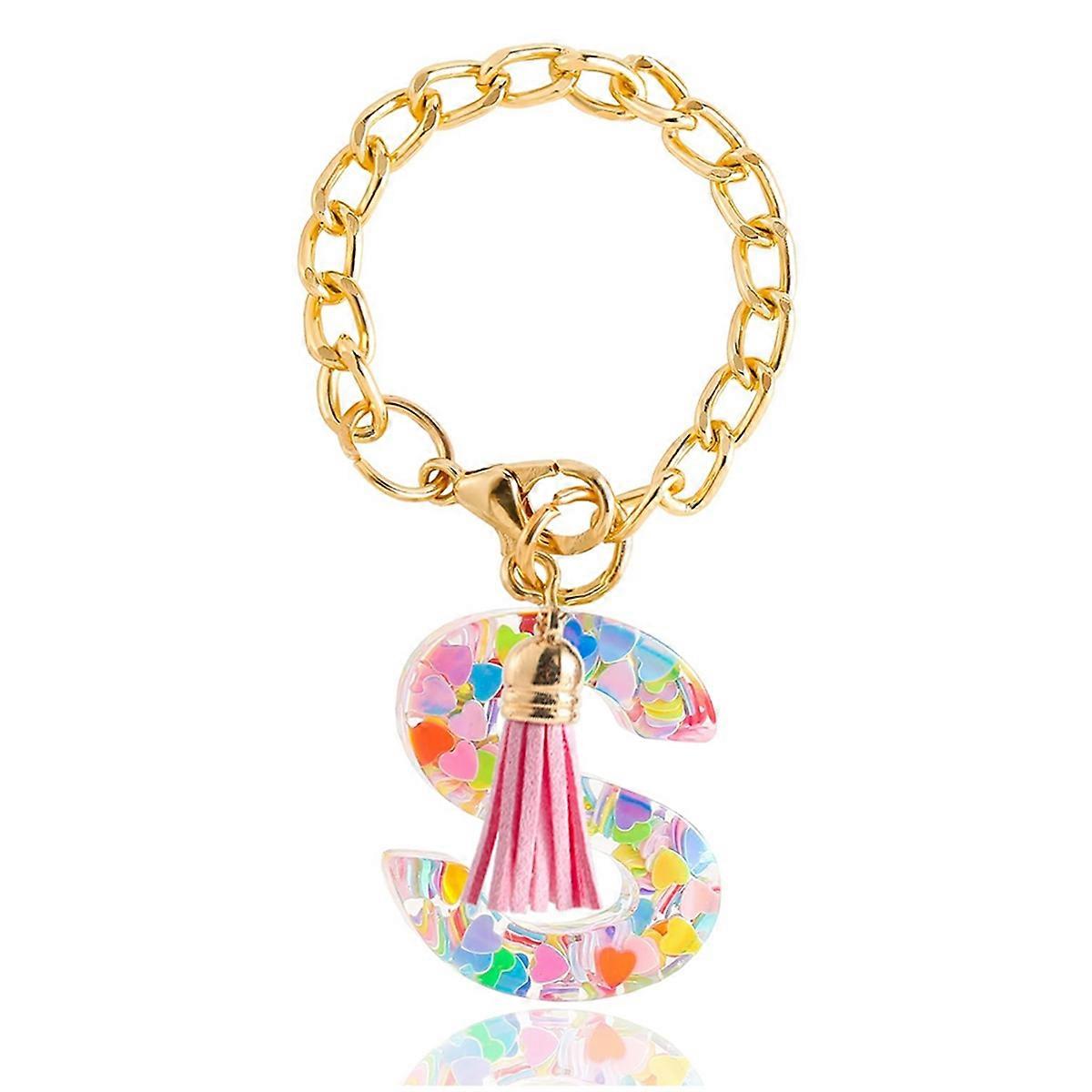 Accesorios de dije de letras para -vaso para mujer ,S