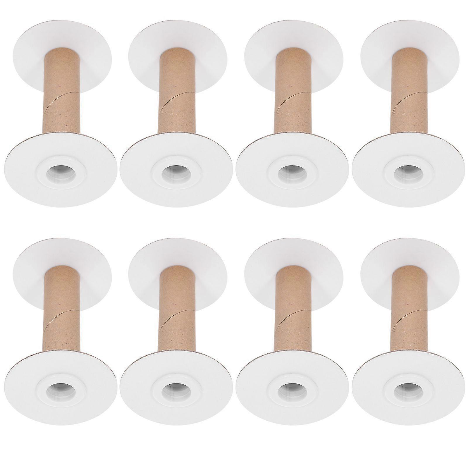 10Pcs Wire Winding Spools Yarn Sewing Spools Practical Weaving Bobbins Craft Spools for Embroidery