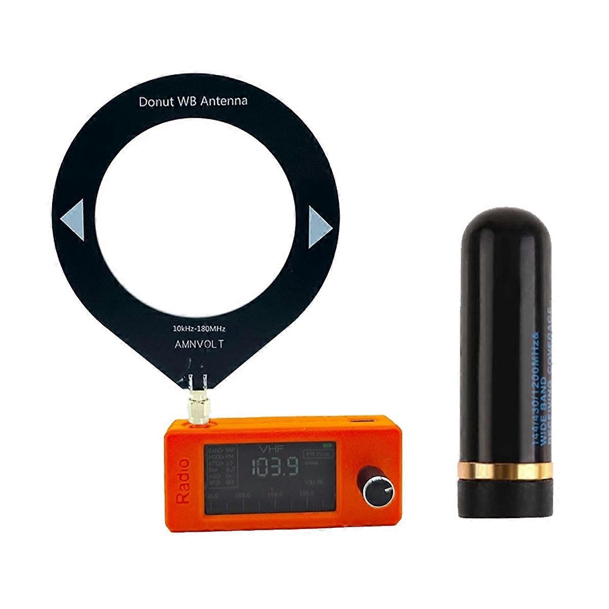 SI4732 Mini Radio Receiver 10KHz-180MHz+Rough Antenna Portable Shortwave Radio Receiver SW LW AM FM