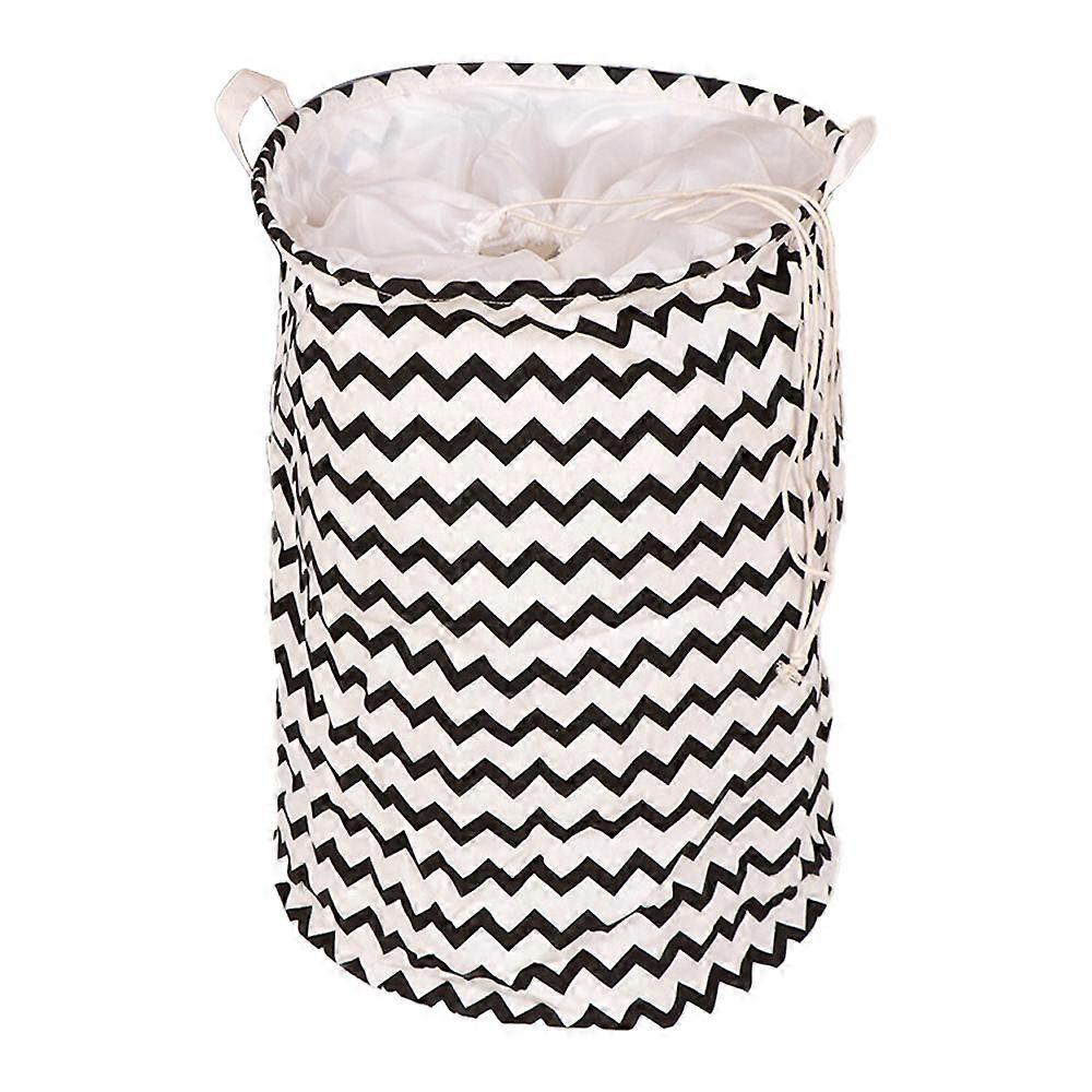Collapsible Design Toy Bin, Multi-functional Waterproof Organizer for Shelf Baskets, Linen Cotton with Durable Leather Handle, Freestanding for