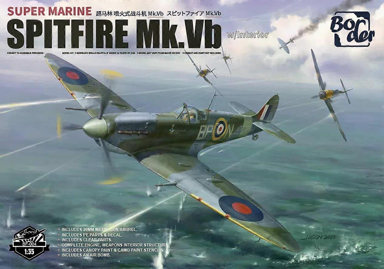 Border BF-004 1/35 Scale Spitfire MK.Vb W/interior Plastic Model