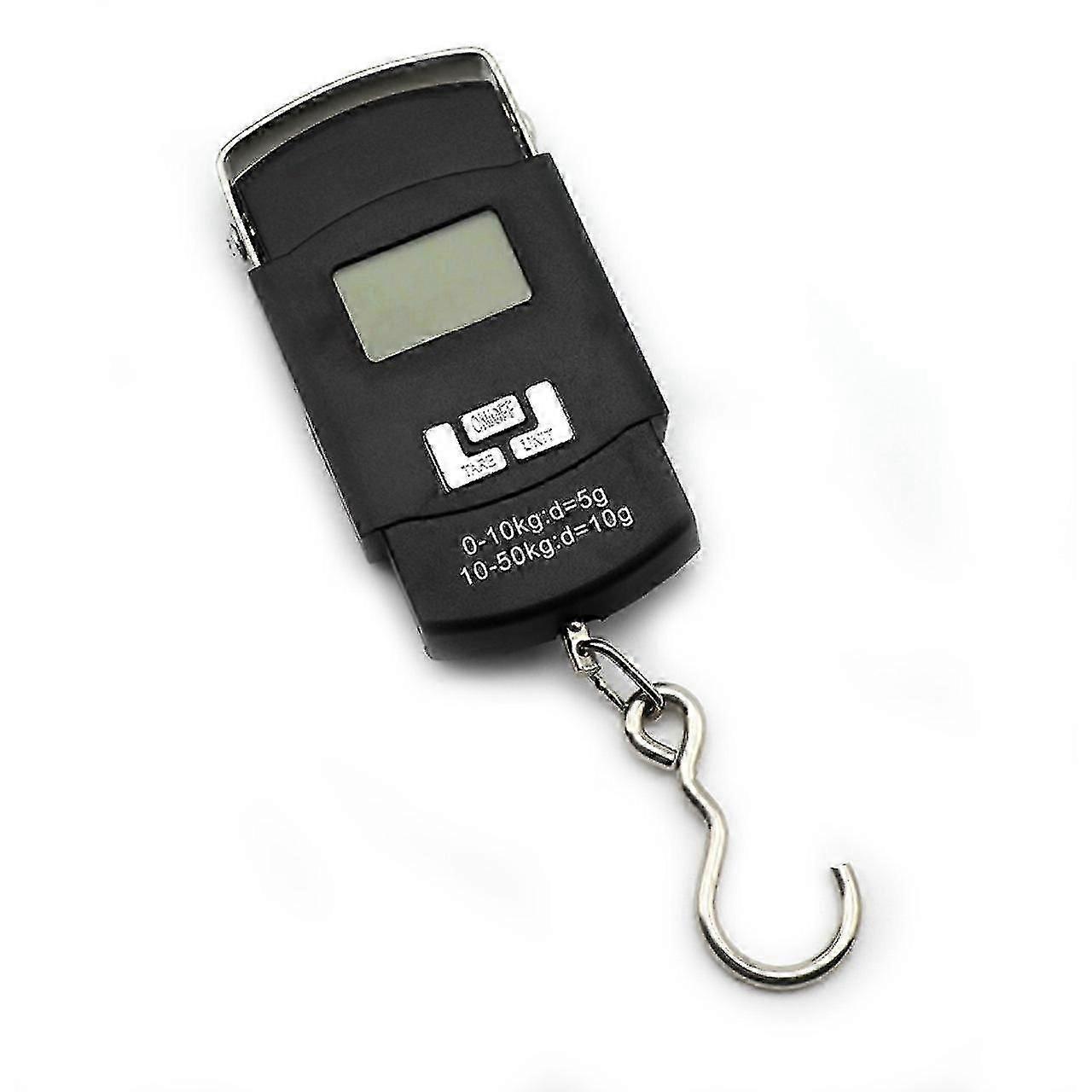 Digital Lcd Scale Handheld Luggage Baggage Suitcase Weight Scale, Electronic Balance Digital Scale Travel Balance Postal Fishing Hook(1pc, Black cy