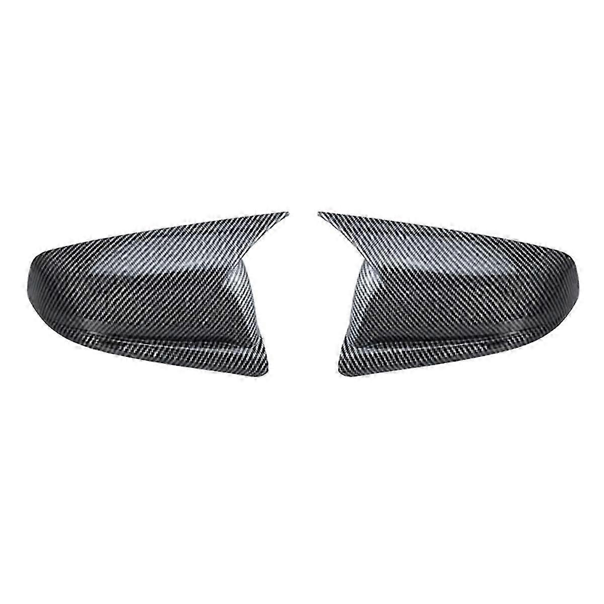 Auto Retrovisore Laterale Copertura Ala Cap Porta Esterna Alloggiamento Shell Trim ABS Adesivo per US 2012-2015, A js