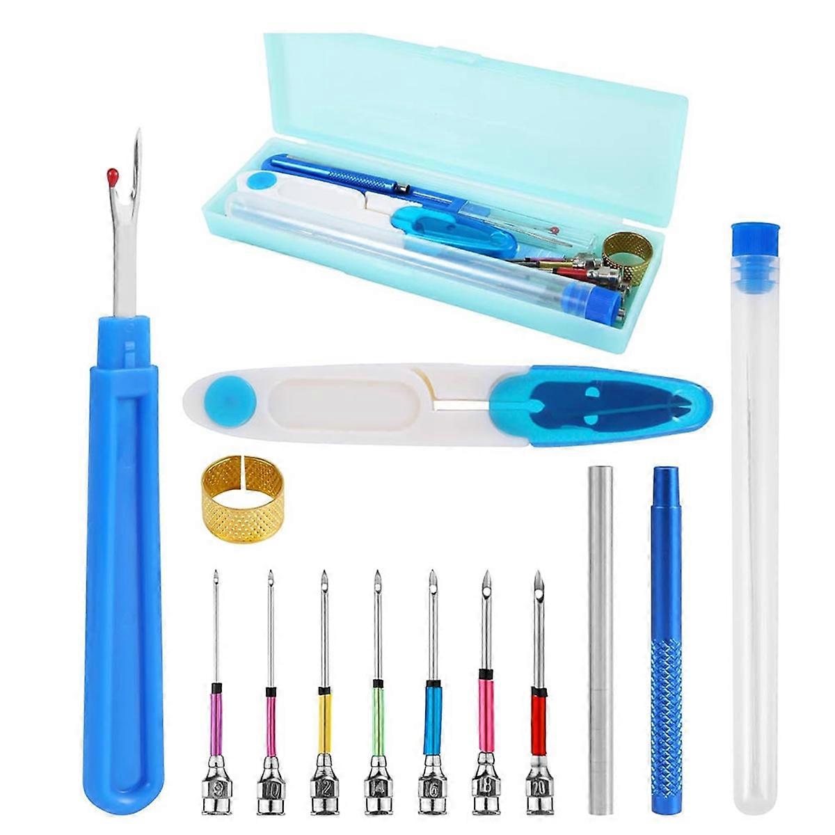 14pcs Punch Needle Kit, Adjustable Punch Needle Tool