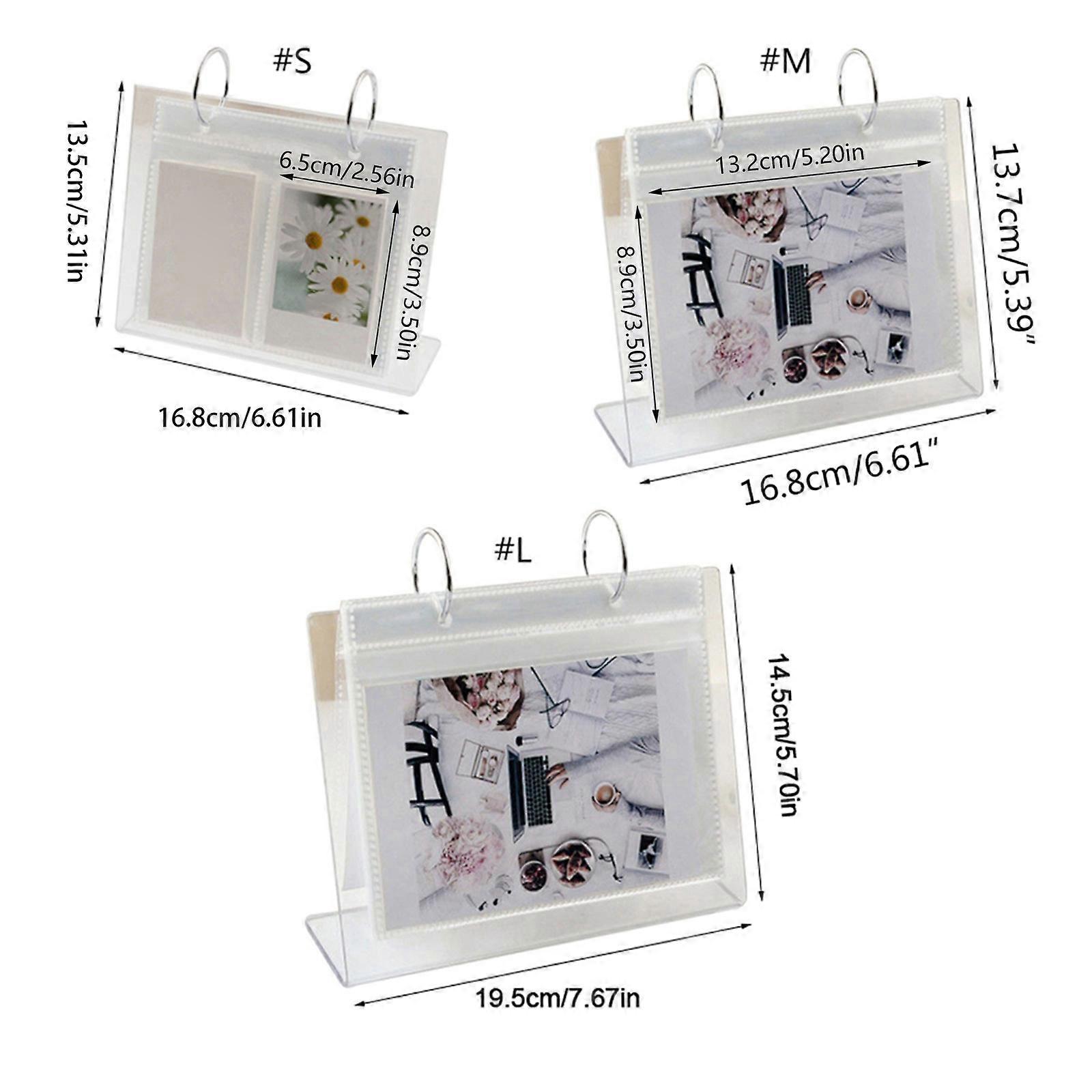 Large Capacity Calendar Style Photo Album 68 Pockets for All Instant Print Digital Cameras 5'' x 6'' 3 inches