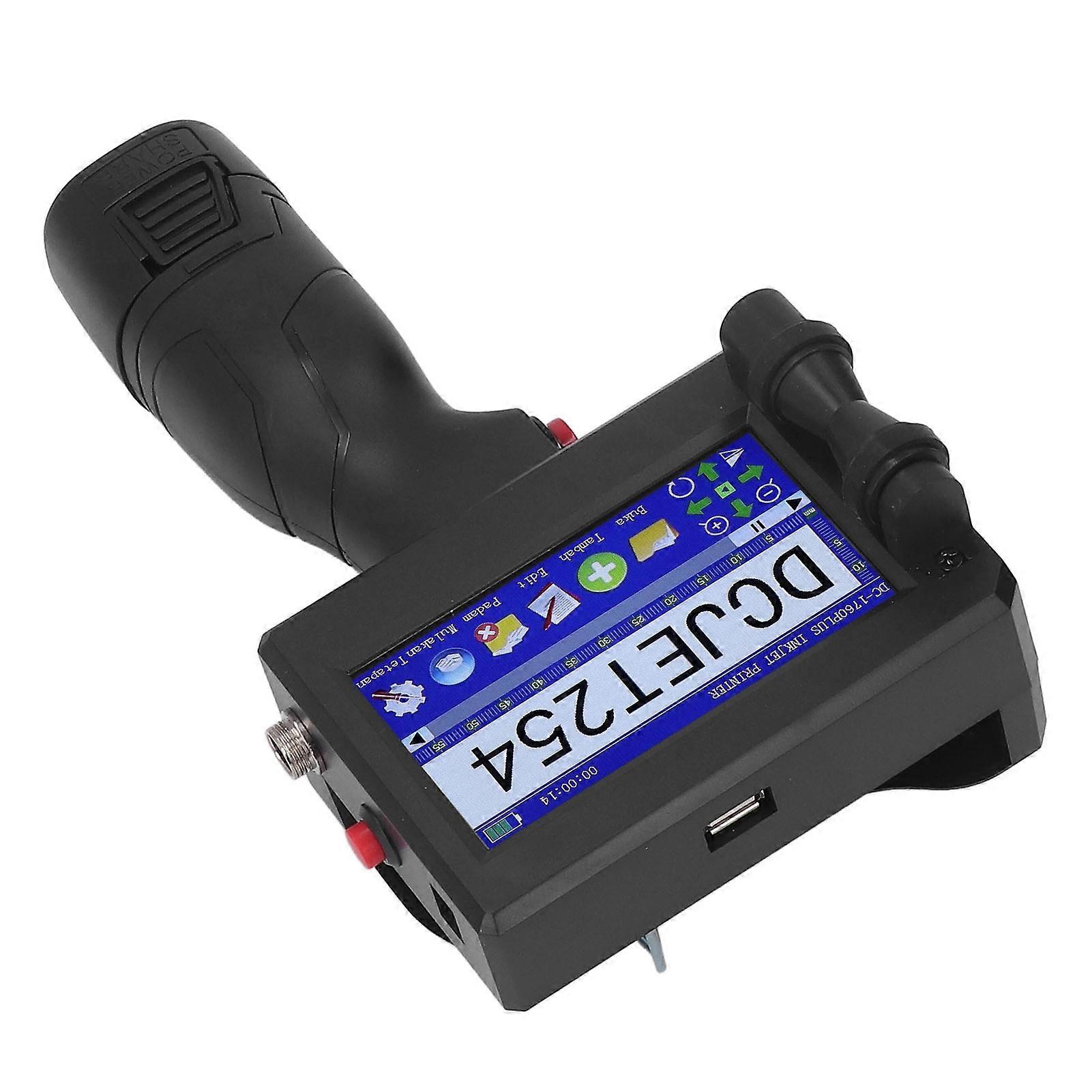 Mobile Inkjet Printer HD LED Touch Screen 4 Core CUP Handheld Inkjet Printer