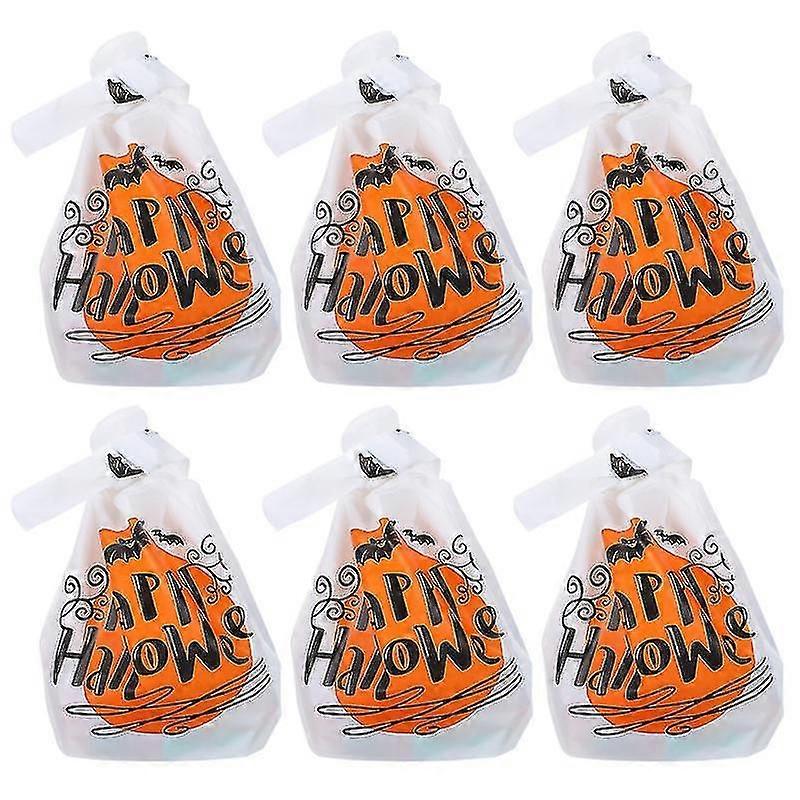 50pcs Halloween Plastic Pouch For Halloween Decor