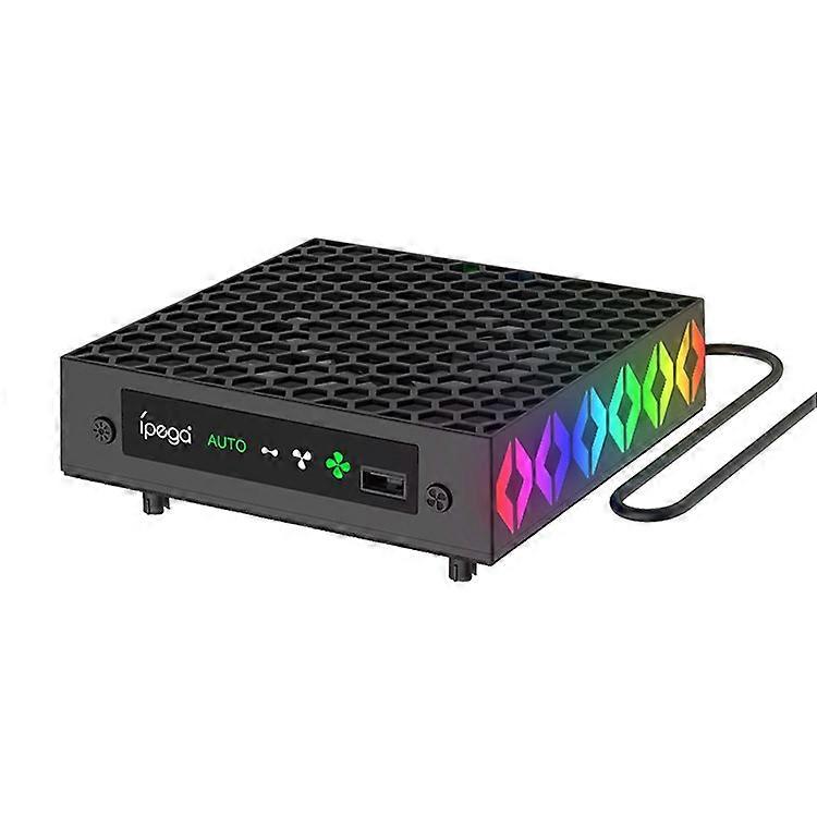 IPEGA PG-XBX026S Compatible For Xbox Series X Game Console Cooling Fan RGB Light Radiator with Headphone Holder