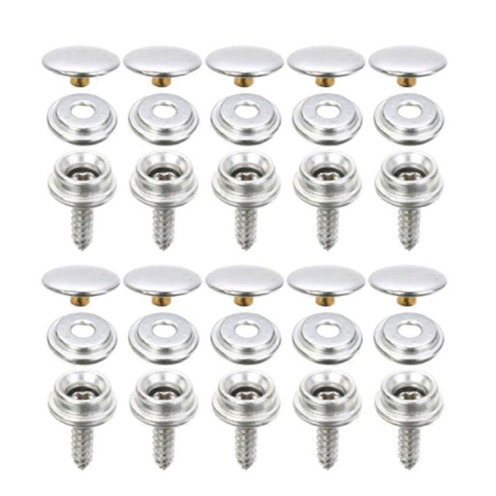 Canvas Snap Kit Stainless Snap Fastener Kit Canvas Screw Kit Sockets Buttons