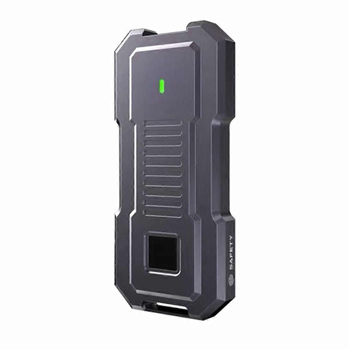 M.2 NVME Fingerprint Encryption SSD Enclosure M.2 SSD Enclosure External Drive Case
