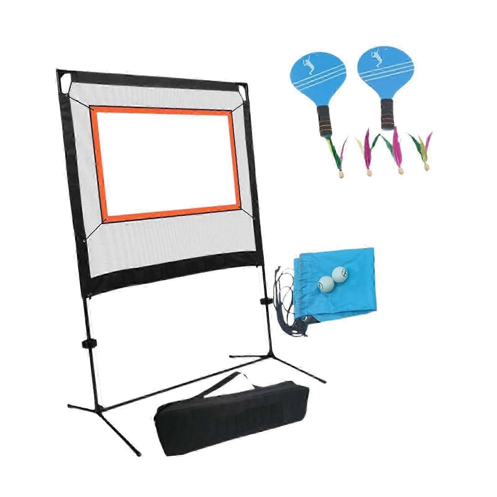 Badminton Net Set Easy Installation Sports Game Set for Home Indoor Practice