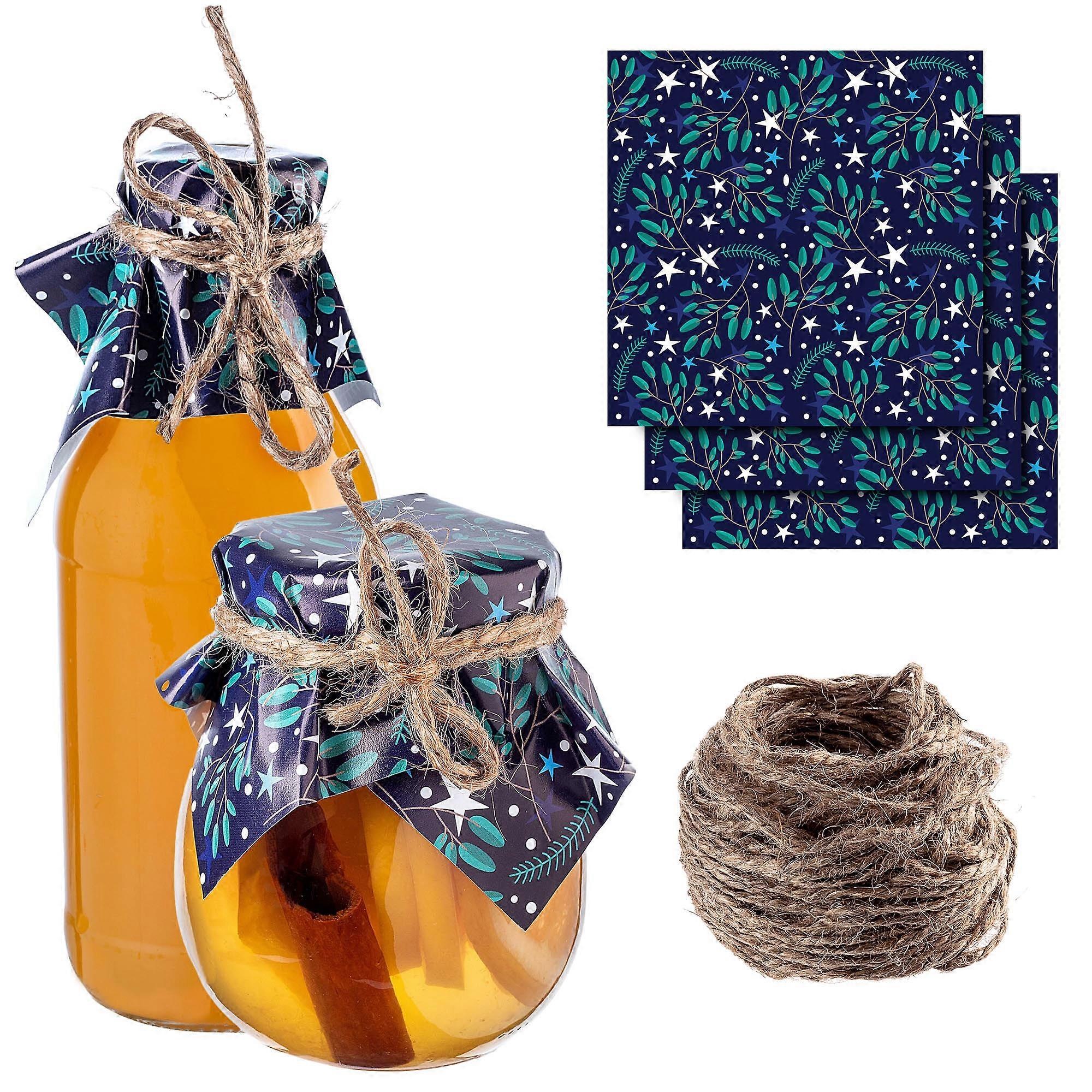 Tapas de tarro KADAX con cordón x50