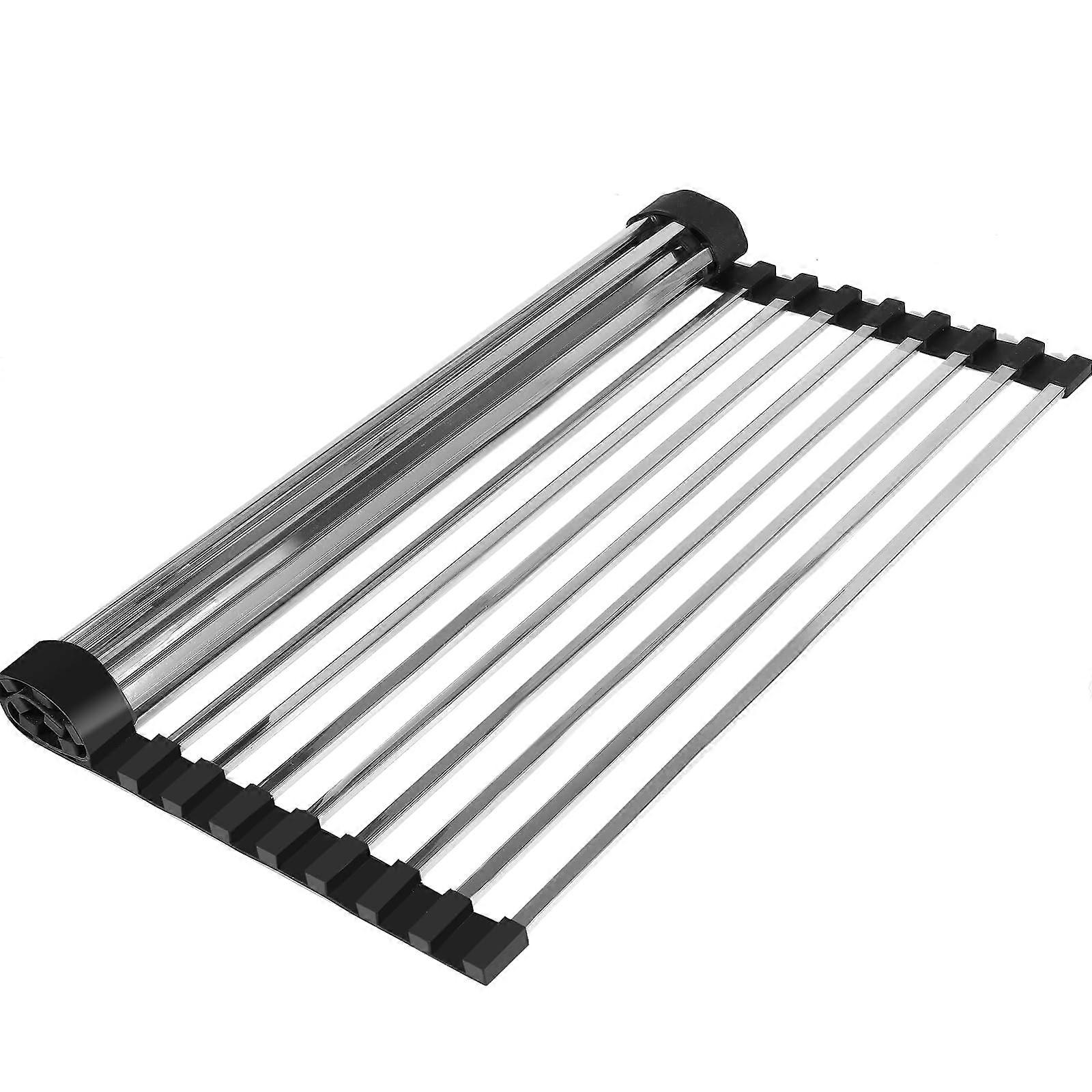 Multi-Functional Extra Large Roll-Up Sink Drying Rack & Dish Rack Combo-Expandable