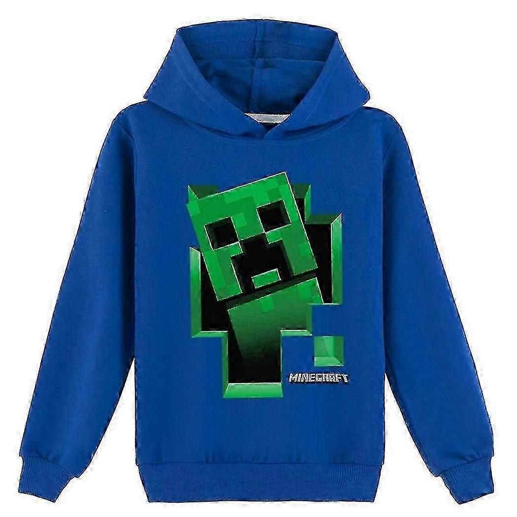 Hoodie För Barn Pojkar Flickor Creeper Tryckta Hooded Tröjor Ärm Pulr Toppar