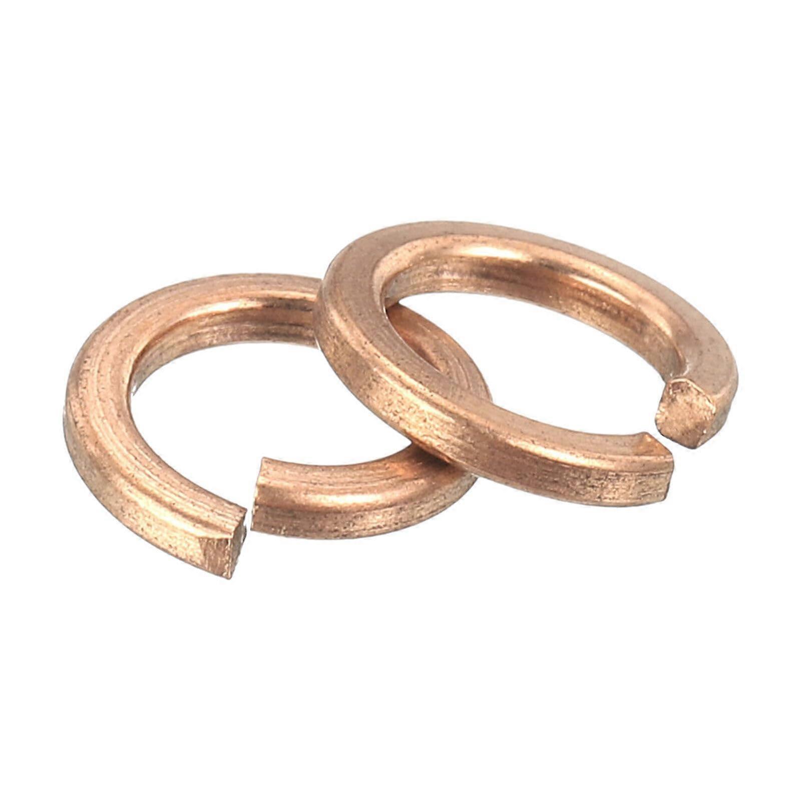 Toolparts and Accessories 120 Pcs Spring Lock Washer Copper M5 Split Lock Washers Assortment (#CN#130824-04538)