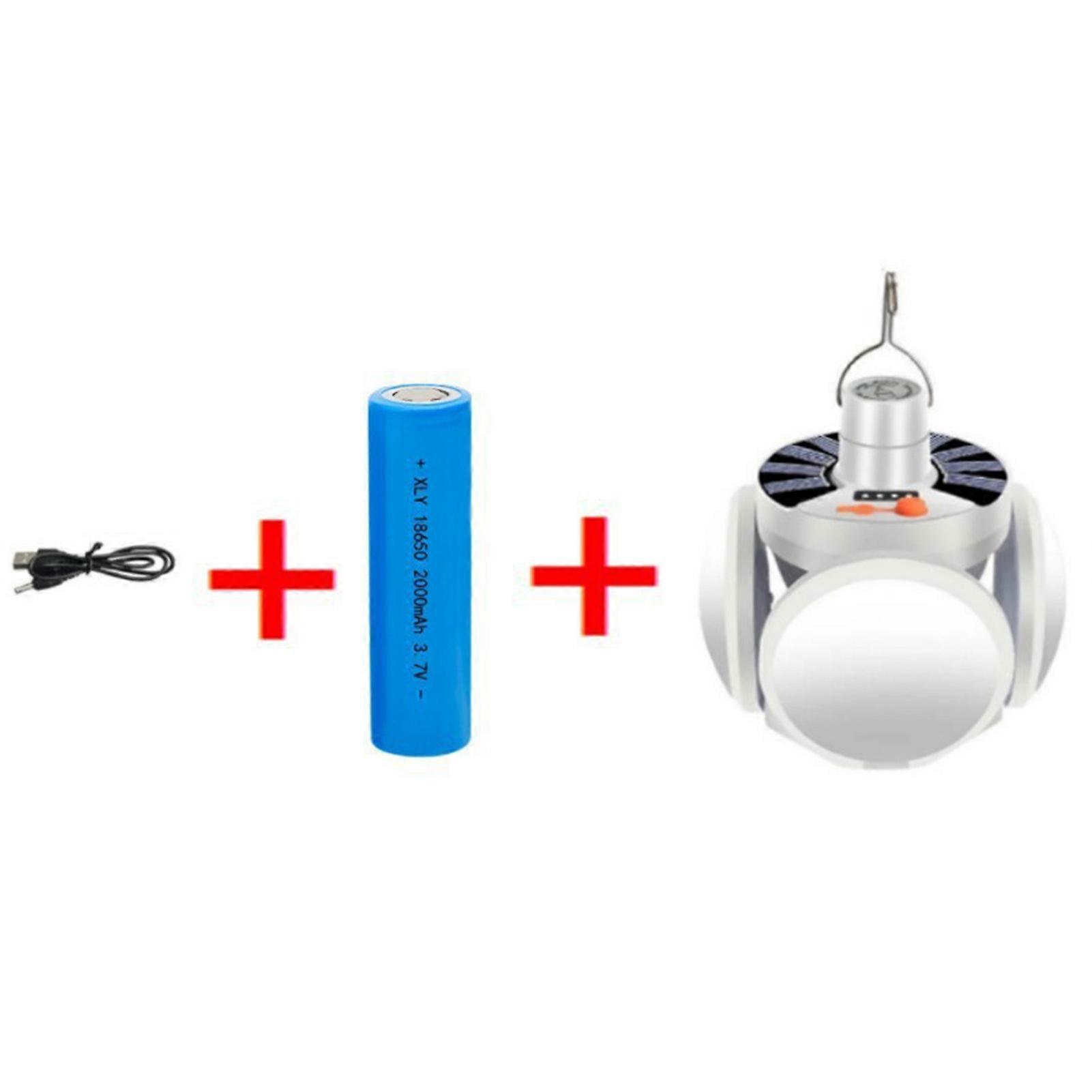 Solar Bulb LED Charging Lamp with Convenient Hanging Hook Solar Camping Lantern