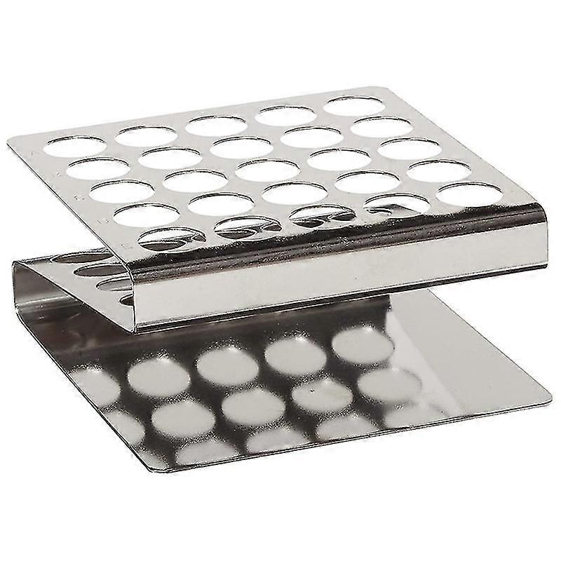 Stainless Steel Test Tube Rack, Z Shape Tube Rack, Suitable For Tubes Of Dia. Less Than Equal 17mm