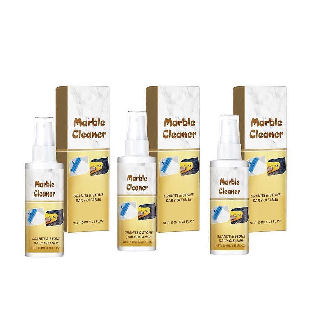 3Pieces Marble Care Cleaner 100ml, Gentle & NonIrritating Formula